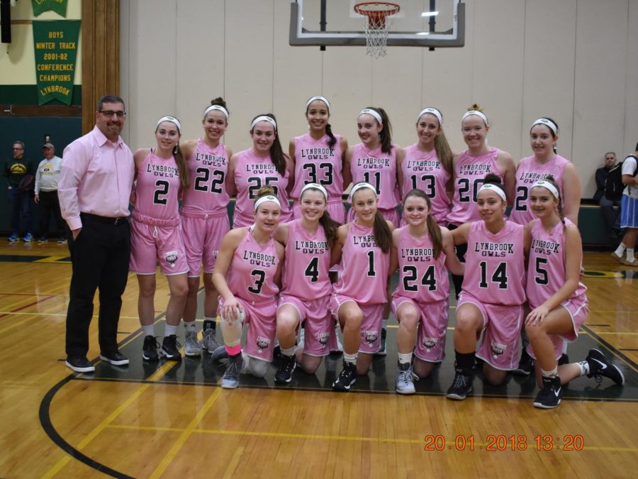 The boys and girls basketball teams raised money to fight cancer at special charity games.