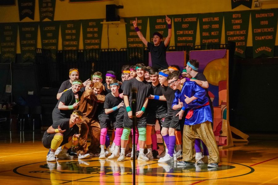 Freshman boys dance