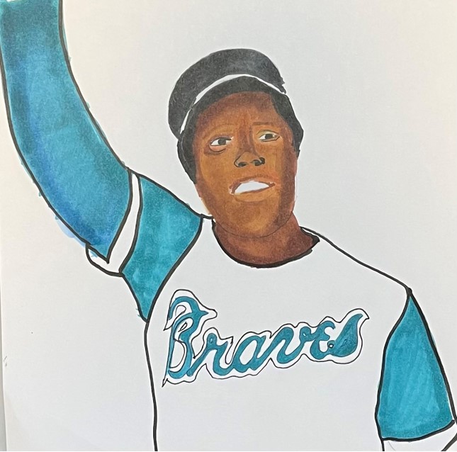 Braves honor Hank Aaron through new jerseys