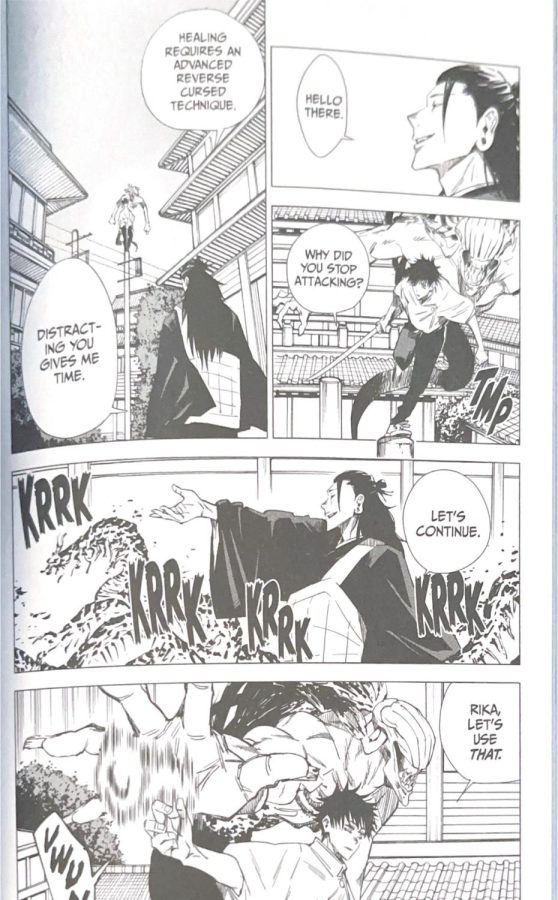 Jujustu Kaisen: An example of manga artwork and storytelling