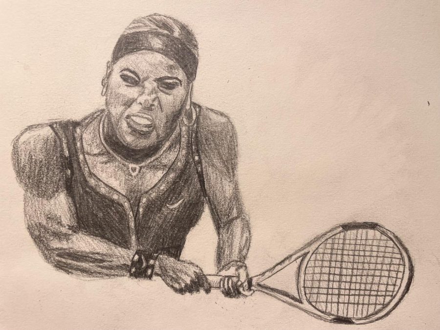 Serena Williams Swings Her Racket One Last Time