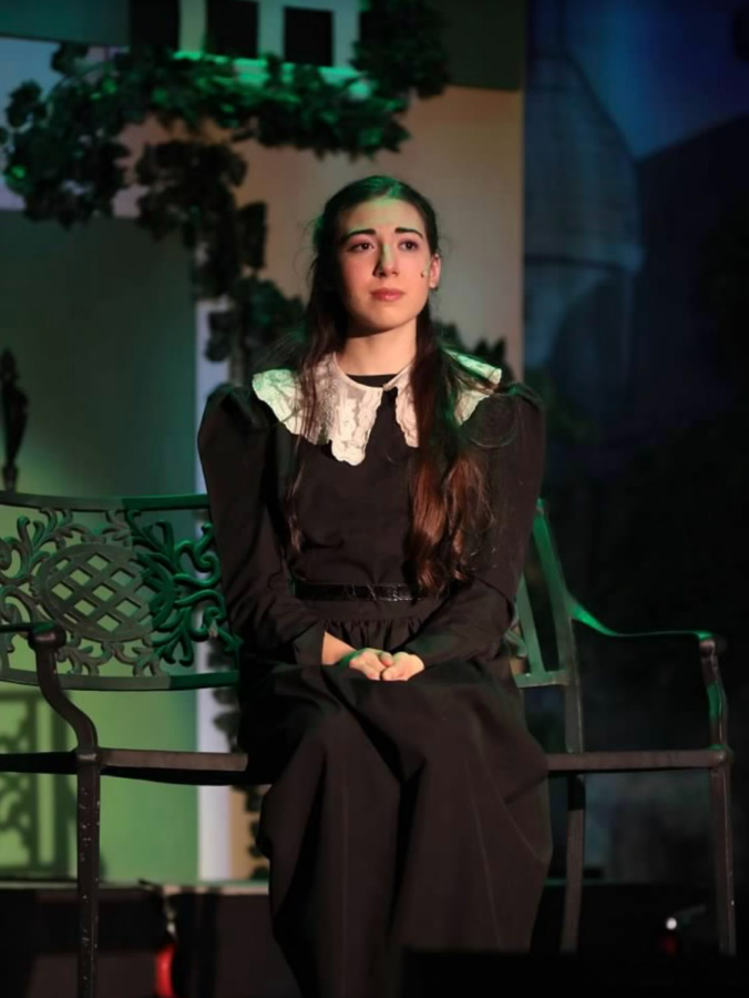 Sokolskiy as Cosette in LHSs production of Les Miserables.
