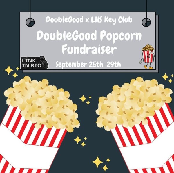 Key Club advertised their DoubleGood Popcorn fundraiser on social media page. Photo courtesy of @lhskeyclubb Instagram page. 