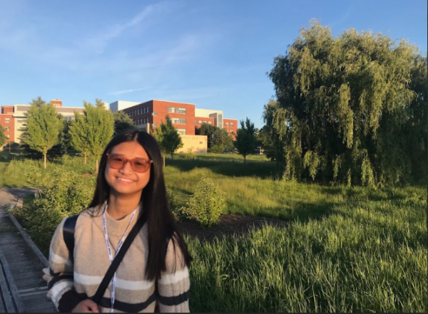 Cueto at the American Regions Mathematics League (ARML) competition in June 2024. Photo courtesy of Charisse Cueto