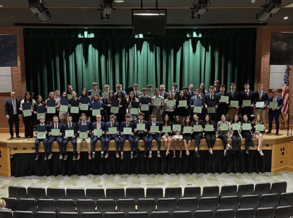 BHS Members at the induction. Photo courtesy of @sarosy_lhs on Instagram
