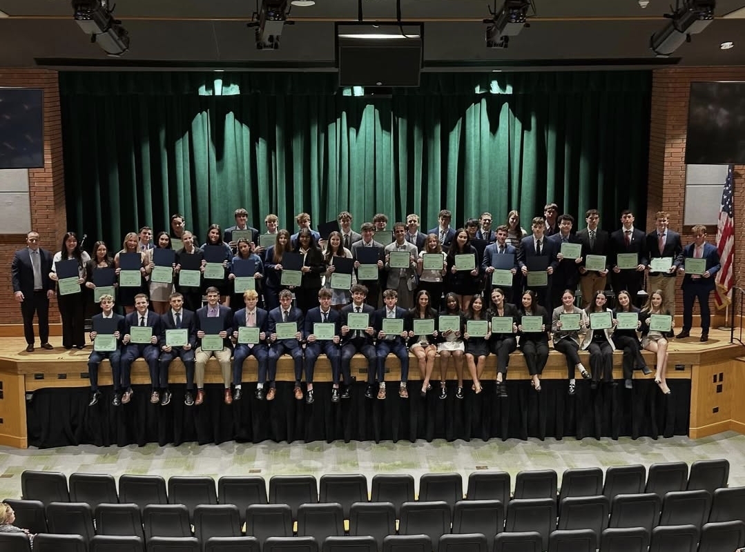BHS Members at the induction. Photo courtesy of @sarosy_lhs on Instagram

