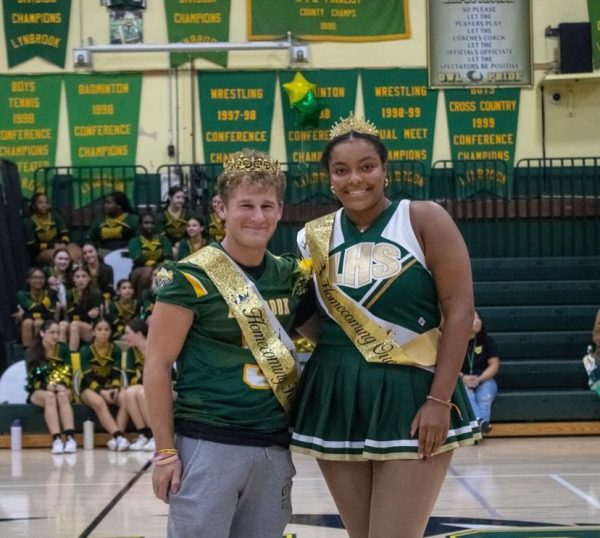 Homecoming king and queen, courtesy of Lynbrook SGA