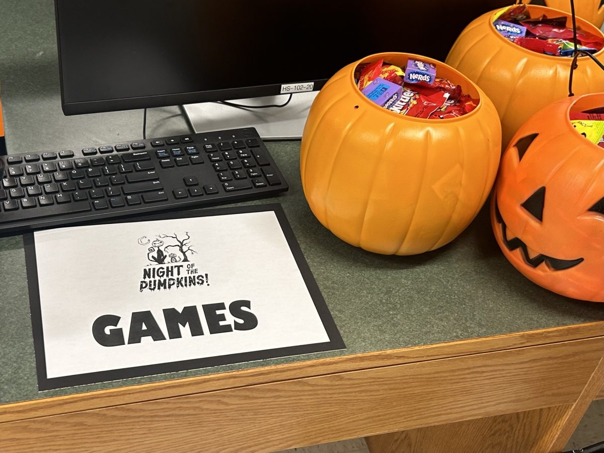Prizes are ready for Night of the Pumpkins game players